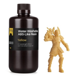image:imageELEGOO Water Washable ABSLike 3D Printer Resin High Durability and Toughness Low Odor Wide Compatibility for 405nm Mars Saturn Jupiter MSLA DLP LCD 3D Printing Beige 1000gYellow