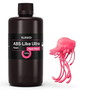 image:imageELEGOO ABSLike Ultra Resin with Extra Strength and Toughness Compatible with MSLADLPLCD Resin 3D Printer Perfect 3D Printer Resin for Tool Application Grey 1000gNeonPeach