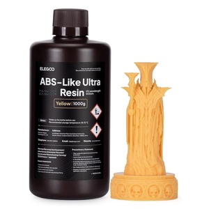 image:imageELEGOO ABSLike Ultra Resin with Extra Strength and Toughness Compatible with MSLADLPLCD Resin 3D Printer Perfect 3D Printer Resin for Tool Application Clear Red 1000gYellow